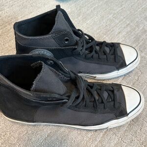 Black High-Top Sneakers